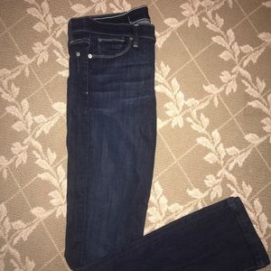 7 Jeans - Dark Wash Straight Leg (Size 28)